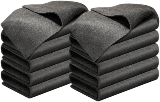 Thickened Magic Cleaning Cloth, 2025 New Magic Cleaning Cloths for Glass, Reusable Microfiber Cleaning Cloth Lint Free Streak Free Rags for Windows Mirrors Cars Kitchen Home Use (10, 11.8 × 11.8 in)