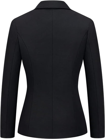 MODFUL Women's 2 Piece Business Suit Pant Set Slim Fit One Button Blazer Jacket Lady Work Suit for Office