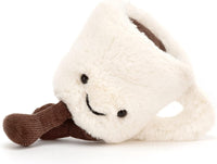 Jellycat Amuseables Espresso Cup Coffee Stuffed Toy, 4 inches - Drink Plush - Fun Gift Idea