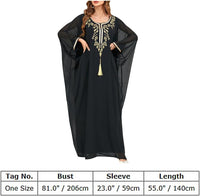 Embroidered Abaya Kaftans for Women Modern Elegant Dubai Moroccan Dubai Kaftan Dresses Abaya for Women Muslim Dress