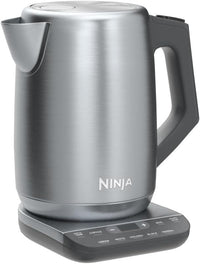 Ninja KT200 Precision Temperature Electric Kettle, 1500 watts, BPA Free, Stainless, 7-Cup Capacity, Hold Temp Setting, Silver