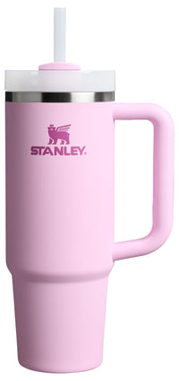 Stanley Quencher H2.0 Tumbler with Handle and Straw 30 oz | Flowstate 3-Position Lid | Cup Holder Compatible for Travel | Insulated Stainless Steel Cup | BPA-Free | Rose Quartz 2.0