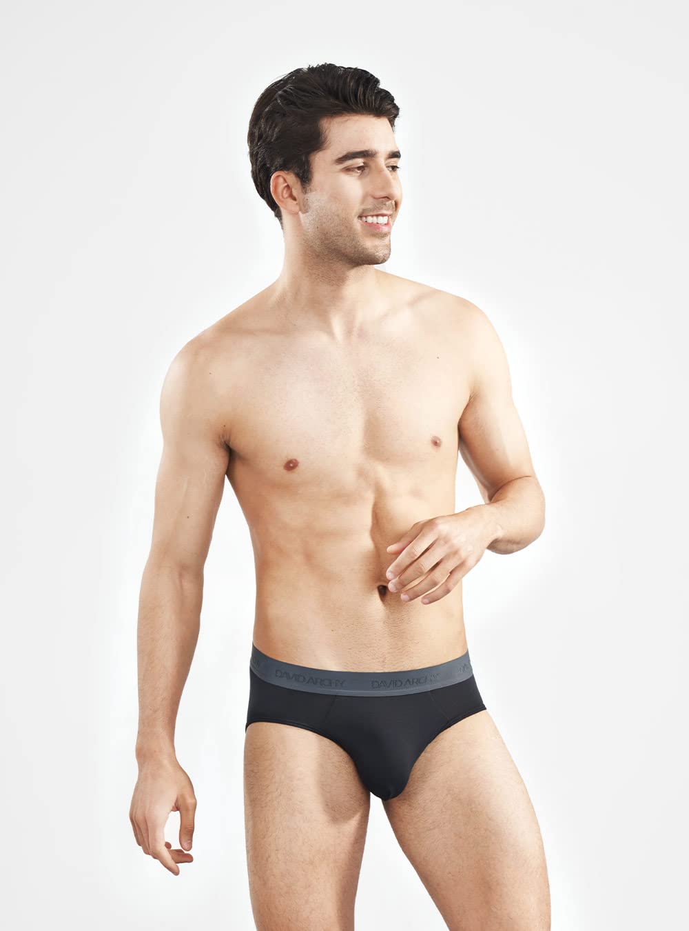 DAVID ARCHY Men's Underwear Briefs Rayon Made from Bamboo Wicking-Moisture Support Pouch Soft Underwear for Men 4 or 7 Pack