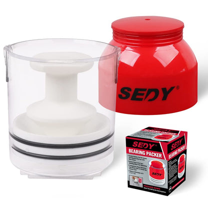 Premium Bearing Packer Kit, Handy Wheel Bearing Packer Tool Portable Wheel Bearing Grease Packer, Effortlessly Flushes Old Grease and Repacks Wheel Bearings