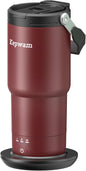 Self-Heating Travel Mug 20oz, Temperature-Controlled Coffee Warmer Mug, Smart Travel Coffee Mug Keep Coffee Drinks Hot, Heated Mug Great for Driver Outdoor Fits Car Cup Holders