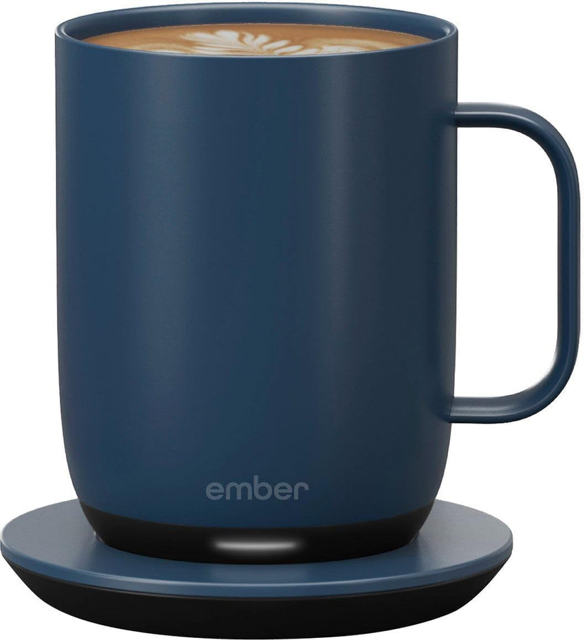 Ember Temperature Control Smart Mug 2, 14 Oz, App-Controlled Heated Coffee Mug with 80 Min Battery Life and Improved Design, White