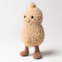 Jellycat Amuseables Peanut Stuffed Toy, 6 inches - Food Plush - Fun Gift Idea