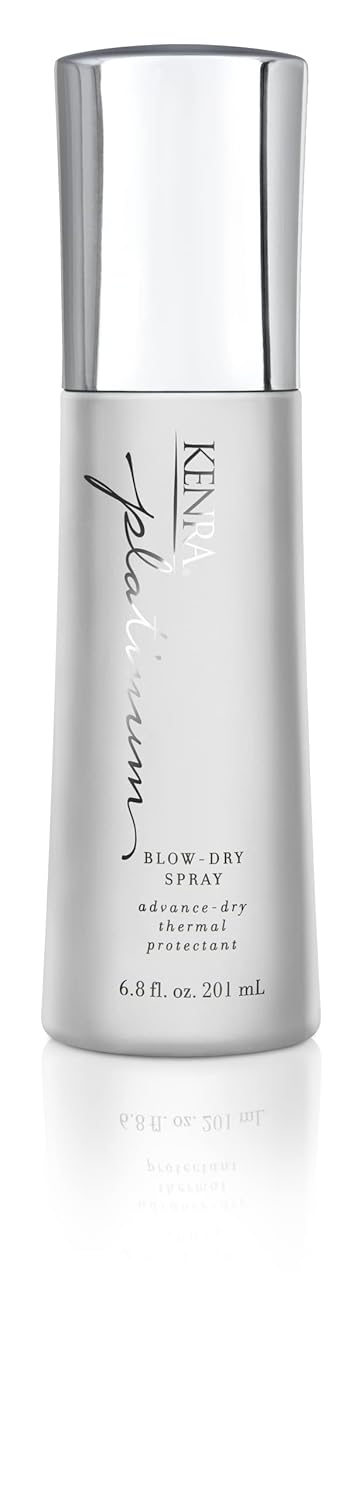 Kenra Platinum Blow-Dry Spray | Time-Saving Heat Protectant | Detangles, Smooths, and Softens | Eliminates Frizz & Resists Humidity | Medium To Coarse Hair