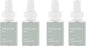 Pura Smart Home Air Diffuser Fragrance - Smart Scent Refill - Up to 120-Hours of Premium Fragrance per Refill for Home, Office & Apartment - 4 Pack, White Tea No. 1