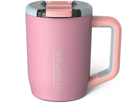 BrüMate Müv - 15oz 100% Leak Proof Insulated Coffee Mug with Handle & Lid - Stainless Steel Coffee Travel Mug - Double Walled Coffee Cup (Sage)