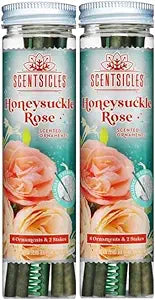 Scentsicles White Winter Fir Scented Christmas Tree Ornaments - 2 Bottles (12 Sticks Total)