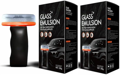 Buy one and get the second one free with 50% off Glass Treatment Oil Film Remover for Car Windshields, Hydrophobic Coating Compound, Automotive Window Cleaner, Multi-Surface Vehicle Glass Protection