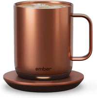 Ember Temperature Control Smart Mug 2, 14 Oz, App-Controlled Heated Coffee Mug with 80 Min Battery Life and Improved Design, White