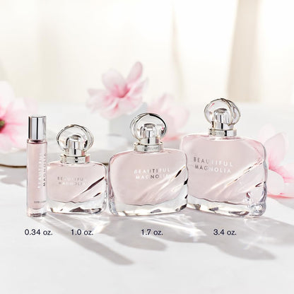 Estée Lauder Beautiful Magnolia Eau de Parfum Spray with Notes of Lush Magnolia, Solar Gardenia, Warm Woods & Luminous Musk | Floral Perfume for Women | Perfumes for Women