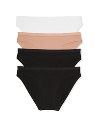 Victoria's Secret Women's Cotton Bikini Underwear, Moderate Coverage Panties for Women, Multi Pack (XS-XXL)