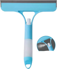3 in 1 Window Cleaning Scraper Glass， 2025 New Squeegee for Shower Glass, Spray Away Cleaner Shower Squeegee for Glass Doors Brush - All-Purpose Squeegee for Window Cleaner Tool (Grey)