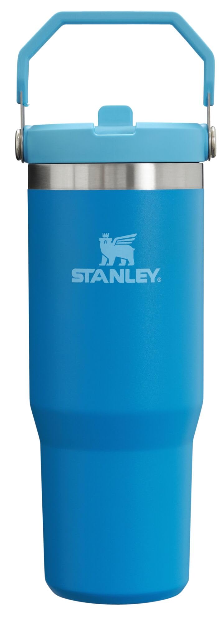 Stanley IceFlow Stainless Steel Tumbler - Vacuum Insulated Water Bottle for Home, Office or Car Reusable Cup with Straw Leak Resistant Flip Cold for 12 Hours or Iced for 2 Days, Navy, 30oz