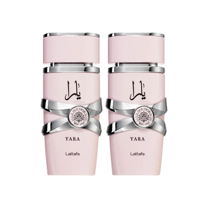Lattafa Yara - Vanilla, Gourmand, Fruity, Floral - Eau de Parfum Long-Lasting Fragrance for Women, 3.40 Ounce / 100 ml