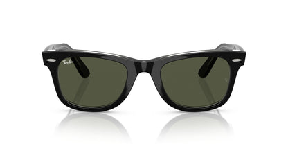 Ray-Ban RB2140 Original Wayfarer Square Sunglasses, Black/G-15 Green, 54 mmRay-Ban RB2140 Original Wayfarer Square Sunglasses, Black/G-15 Green, 54 mm