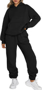 Trendy Queen Sweatsuits Women 2 Piece Outfit Two Piece Lounge Sets Hoodies and Sweatpants Fall Fashion Clothes 2025 Tracksuit
