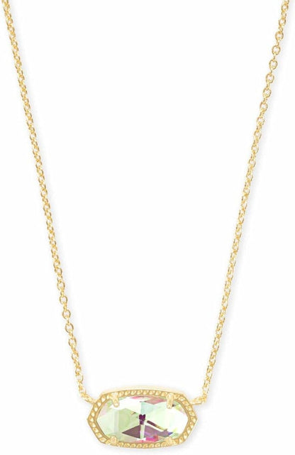 Kendra Scott Elisa Pendant Necklace for Women, Fashion Jewelry, 14k Gold-Plated