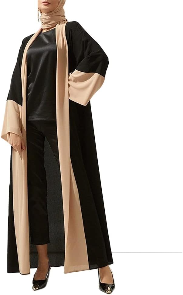 Embroidery Jalabiya Chiffon Abaya Dress for Women Dubai Sadui Muslim Eid Clothes