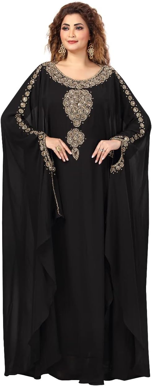 ADIBA CREATION Sale New Moroccan Dubai Kaftans Farasha Abaya Caftan Long Gown Eid Ramada Dress