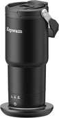 Self-Heating Travel Mug 20oz, Temperature-Controlled Coffee Warmer Mug, Smart Travel Coffee Mug Keep Coffee Drinks Hot, Heated Mug Great for Driver Outdoor Fits Car Cup Holders