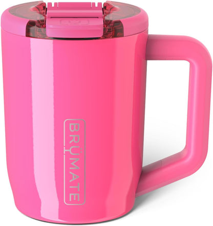 BrüMate Müv - 15oz 100% Leak Proof Insulated Coffee Mug with Handle & Lid - Stainless Steel Coffee Travel Mug - Double Walled Coffee Cup (Sage)