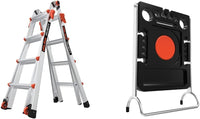 Little Giant Multi-Position Ladder, Velocity, M17, 9-15 Foot, Aluminum, Type 1A, 300 lbs Weight Rating & Work Platform, Aluminum, 375 lbs Weight Rating