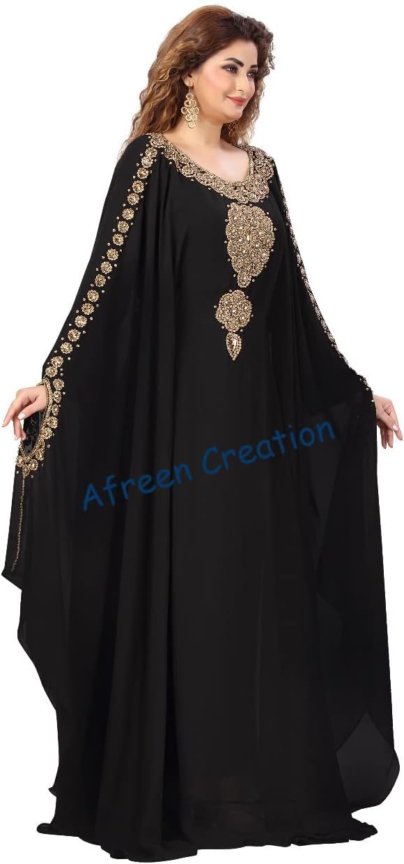 ADIBA CREATION Sale New Moroccan Dubai Kaftans Farasha Abaya Caftan Long Gown Eid Ramada Dress