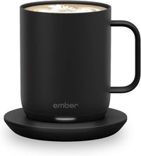 Ember Temperature Control Smart Mug 2, 14 Oz, App-Controlled Heated Coffee Mug with 80 Min Battery Life and Improved Design, White