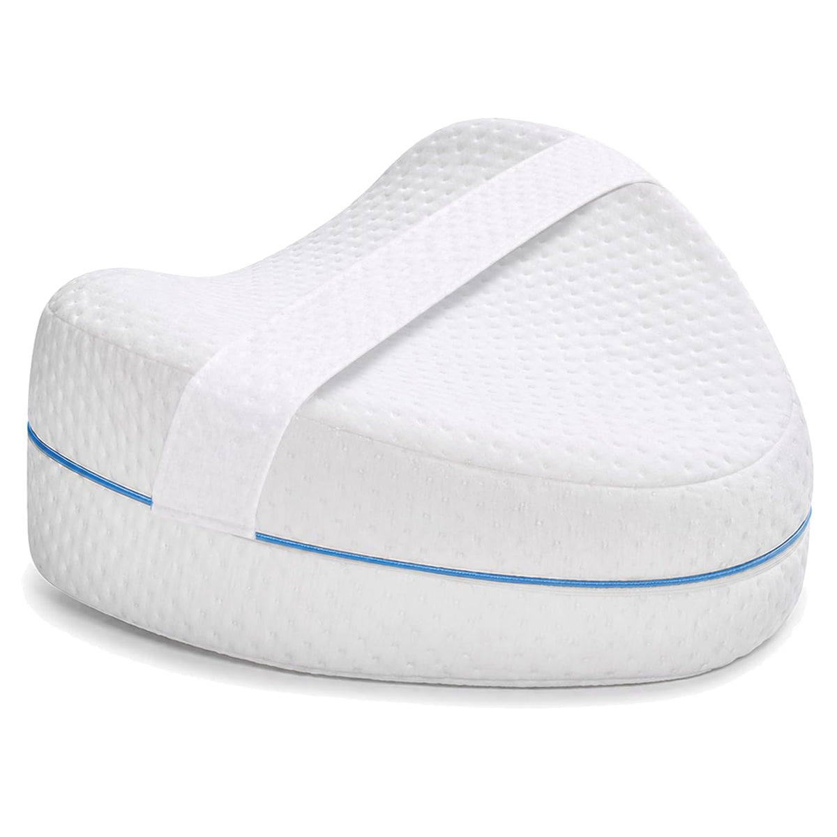Contour Legacy Cool Leg & Knee Foam Support Pillow for Side Sleepers Soothing Relief for Back, Hips, Knees, Joints, Nerves & Muscles