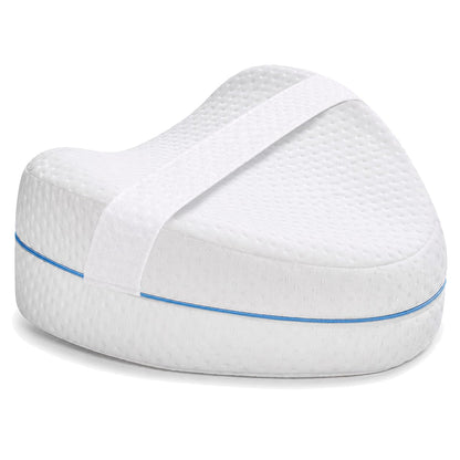 Contour Legacy Cool Leg & Knee Foam Support Pillow for Side Sleepers Soothing Relief for Back, Hips, Knees, Joints, Nerves & Muscles