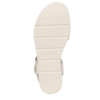 Dr. Scholl's Womens Nicely Sun Flat Sandal Off White 9 MDr. Scholl's Womens Nicely Sun Flat Sandal Off White 9 M