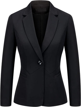 MODFUL Women's 2 Piece Business Suit Pant Set Slim Fit One Button Blazer Jacket Lady Work Suit for Office