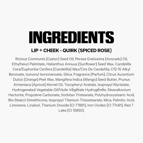 Milk Makeup Lip + Cheek Stick – Multi-Use Cream Blush + Lip Color with Mango Butter, Avocado Oil + Apricot Oil – Hydrating, Buildable, Long-Lasting, Vegan Formula – Werk, 0.21 oz