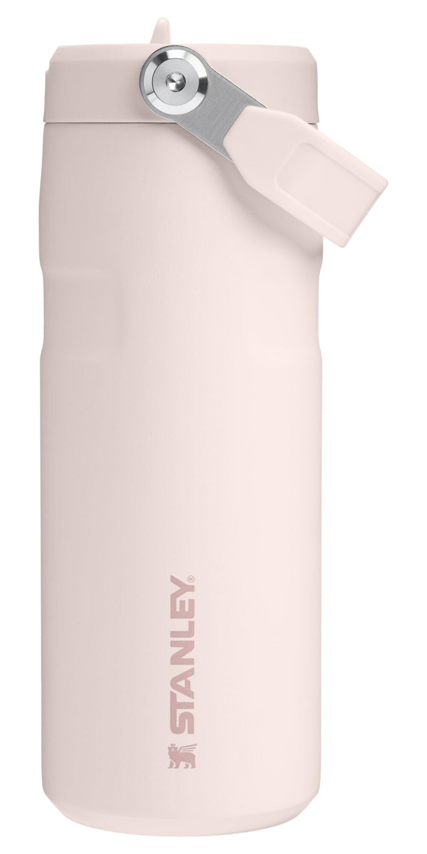 Stanley IceFlow Flip Straw 2.0 Water Bottle 24 oz | Built-In Straw for Travel and Sports | Lightweight and Leak Resistant | Insulated Stainless Steel | BPA-Free | Prickly Pear