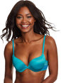 Maidenform Underwire Demi Bra, Best Push-Up Bra with Wonderbra Technology, Smoothing Lace-Trim Bra with Push-Up Cups