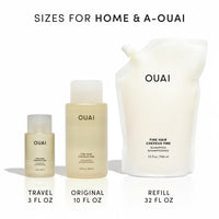 OUAI Fine Hair Shampoo - Volumizing Shampoo for Fine, Flat Strands - Made with Biotin, Keratin & Chia Seed Oil - Strengthens, Nourishes & Thickens - Color-Safe & Sulfate Free Hair Care (10 Fl oz)