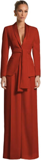 Pant Suits for Women Dressy Casual 2 Piece Womens Suit with Belt Elegant Womens Suits for Wedding Guest Prom