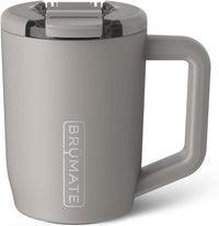 BrüMate Müv - 15oz 100% Leak Proof Insulated Coffee Mug with Handle & Lid - Stainless Steel Coffee Travel Mug - Double Walled Coffee Cup (Sage)