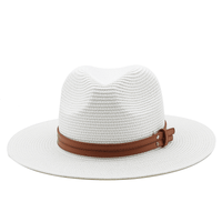 54 - 58 - 60CM Womens Summer Panama Hats Wide Brim Straw Sun Hat Beach Hat For Men Fashion UPF UV Protection Fedoras Cap For Travel - 7DAY'S