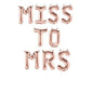 Lets Flamingle Rose Gold 16" Balloon Banner | Multiple phrases!