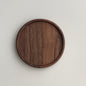 Unpainted Japanese Walnut Insulated Wooden Coaster