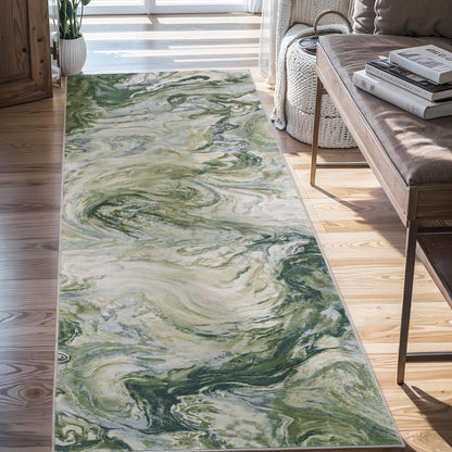 5x7 Area Rugs for Living Room, Modern Abstract Rug for Bedroom, Contemporary Machine Washable Rug, Large Stain Resistant Carpet for Dining Room Playroom Home Office, Pet & Kids Friendly - 7DAY'S