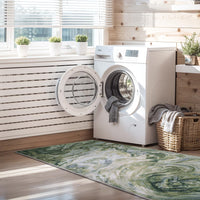 5x7 Area Rugs for Living Room, Modern Abstract Rug for Bedroom, Contemporary Machine Washable Rug, Large Stain Resistant Carpet for Dining Room Playroom Home Office, Pet & Kids Friendly - 7DAY'S