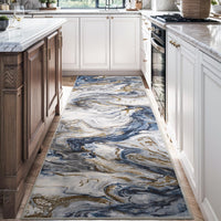 5x7 Area Rugs for Living Room, Modern Abstract Rug for Bedroom, Contemporary Machine Washable Rug, Large Stain Resistant Carpet for Dining Room Playroom Home Office, Pet & Kids Friendly - 7DAY'S