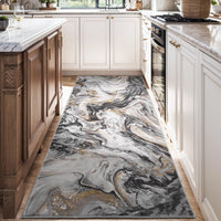 5x7 Area Rugs for Living Room, Modern Abstract Rug for Bedroom, Contemporary Machine Washable Rug, Large Stain Resistant Carpet for Dining Room Playroom Home Office, Pet & Kids Friendly - 7DAY'S