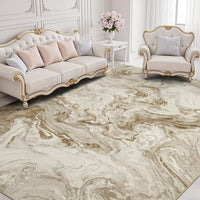 5x7 Area Rugs for Living Room, Modern Abstract Rug for Bedroom, Contemporary Machine Washable Rug, Large Stain Resistant Carpet for Dining Room Playroom Home Office, Pet & Kids Friendly - 7DAY'S